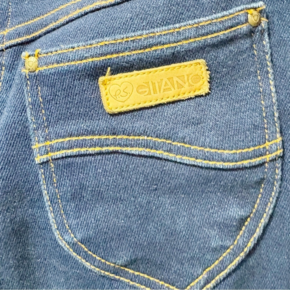 Vintage Gitano Dark Wash Jeans Size 29 Straight Leg Mom Jeans 80s 90s Retro - Picture 8 of 13